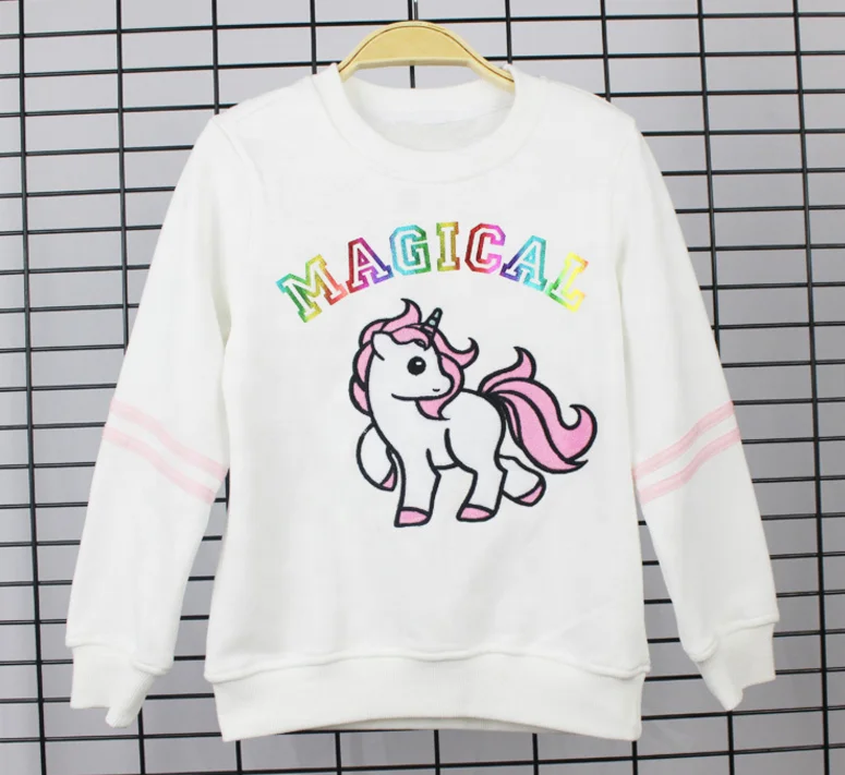 Custom autumn girl cute unicorn print plus velvet long-sleeved pullover sweater Girl knit sweater
Custom autumn girl cute unicorn print plus velvet long-sleeved pullover sweater Girl knit sweater