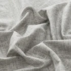 Hot Sale Grey Semi Sheer Curtain Faux Linen Kitchen Curtains Window Curtain