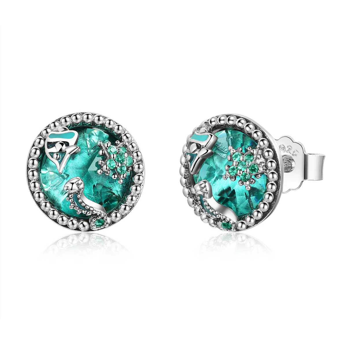 Women 5A cz zircon Blue Ocean Depth Pierce Design Sterling Silver 925 Stud Earrings Jewelry 
Women 5A cz zircon Blue Ocean Depth Pierce Design Sterling Silver 925 Stud Earrings Jewelry