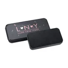 Wholesale Luxury Design Metal Tin Box For Makeup Brushes Storage Container With Letters