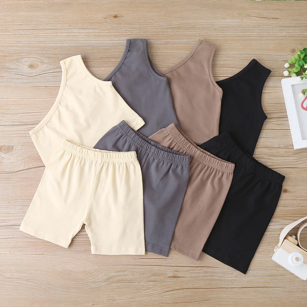 Amazon Hot Sale American Style Leisure Casual Wear One-shoulder Sleeveless Summer 2pcs Clothing Set for Girls, Apricot, black, coffee, gray
Amazon Hot Sale American Style Leisure Casual Wear One-shoulder Sleeveless Summer 2pcs Clothing Set for Girls, Apricot, black, coffee, gray