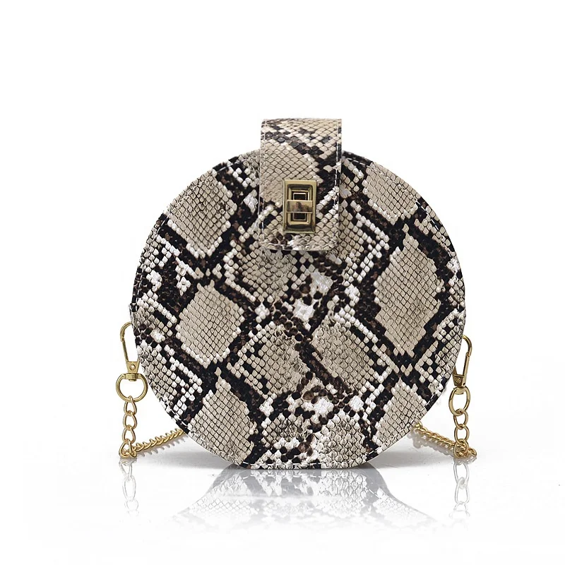 New Retro Serpentine Women Designer Luxury Handbags Chain Round Bag Printed Small PU Snake Leather Shoulder Crossbody
New Retro Serpentine Women Designer Luxury Handbags Chain Round Bag Printed Small PU Snake Leather Shoulder Crossbody