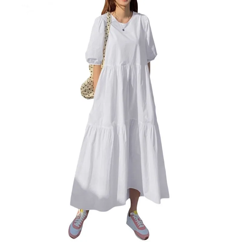 Women's Summer Casual sundress Loose Beach Dress Puff Sleeve Smock Tiered Maxi Dress
Women's Summer Casual sundress Loose Beach Dress Puff Sleeve Smock Tiered Maxi Dress