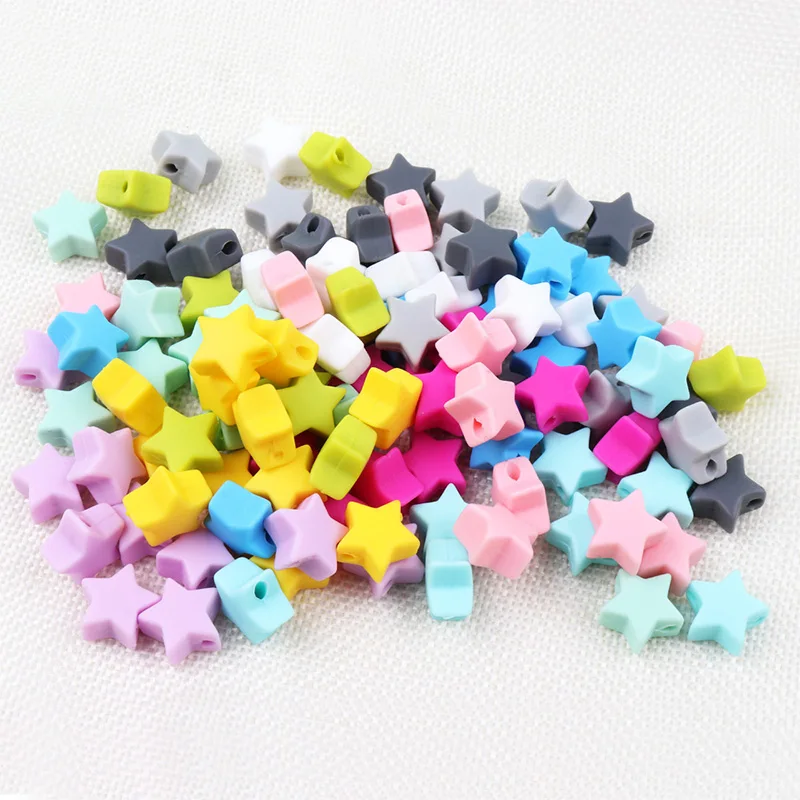 DIY Star Shaped Silicone Beads BPA Free Food Grade Material For Baby Teether Jewelry Making Baby Teething Toys, Printed sign
DIY Star Shaped Silicone Beads BPA Free Food Grade Material For Baby Teether Jewelry Making Baby Teething Toys, Printed sign
