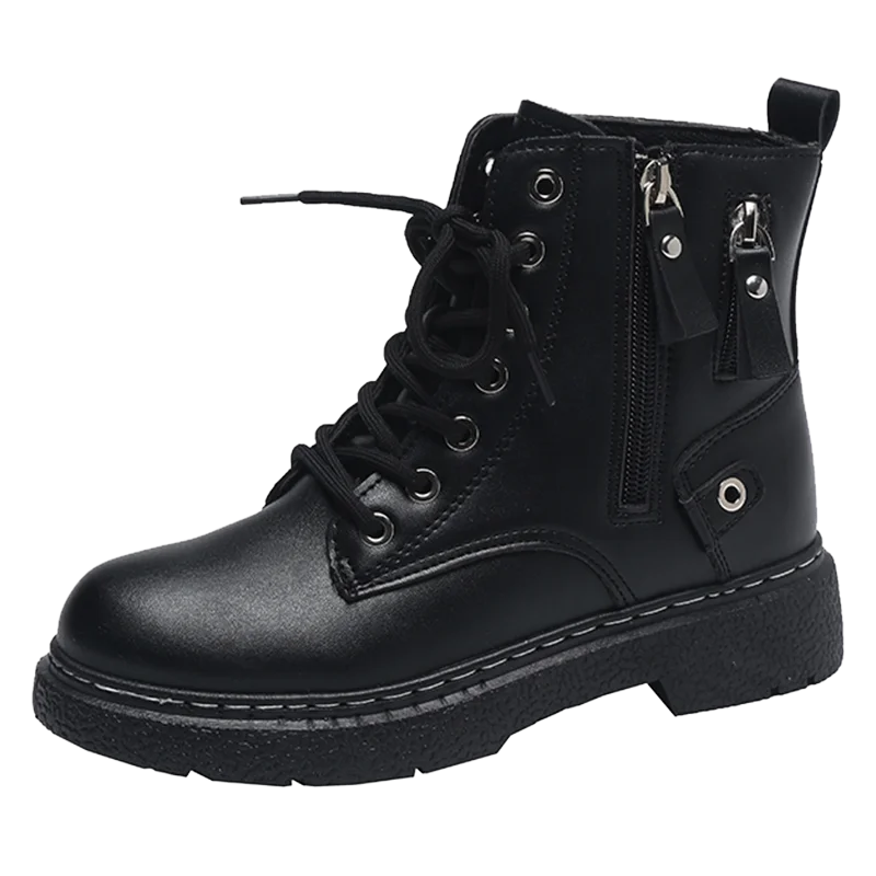 Buy wholesale fashion women's sexy park head boots, ladies black flat boots, women Martin boots
Buy wholesale fashion women's sexy park head boots, ladies black flat boots, women Martin boots