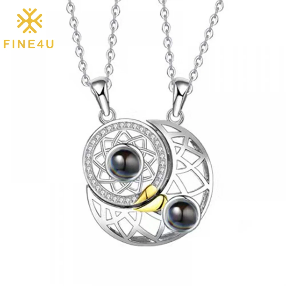 Valentine'S Day Fashion Jewelry Spliced Sun And Moon Custom Photo Projection Couple Necklace
Valentine'S Day Fashion Jewelry Spliced Sun And Moon Custom Photo Projection Couple Necklace