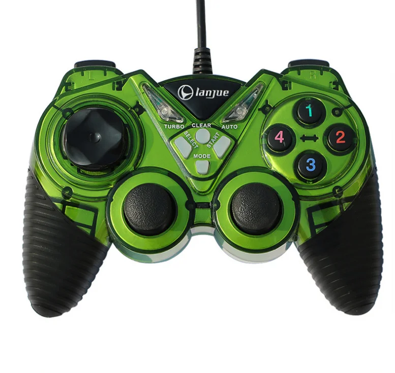 USB Wired Double Shock Controller For PC Gaming Joystick Gamepad For PC Computer windowsXP/7/8/10 Game Controller, 5colors 
USB Wired Double Shock Controller For PC Gaming Joystick Gamepad For PC Computer windowsXP/7/8/10 Game Controller, 5colors