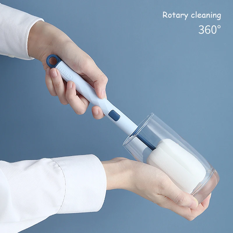 DD054 Replaceable Rotating Brush Baby Water Bottle Cup Washing Sponge Brush Long Handle Bottle Sponge Cleaning Brush, As pic
DD054 Replaceable Rotating Brush Baby Water Bottle Cup Washing Sponge Brush Long Handle Bottle Sponge Cleaning Brush, As pic