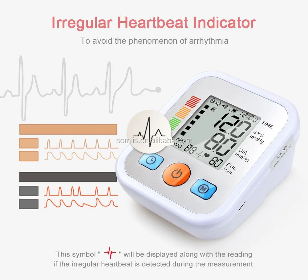 Home Health Care Blood Pressure Monitor Upper Arm Blood Pressure Meter sphygmomanometer Tonometer for measure Tensiometro