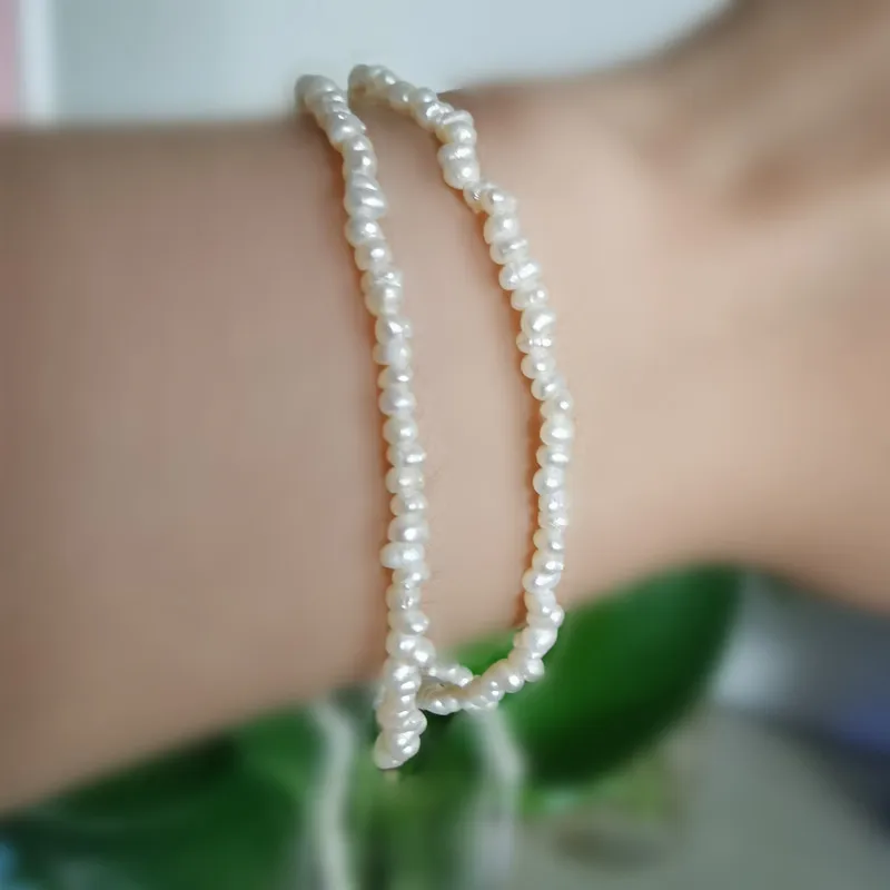 Natural Irregular Freshwater DIY Handmade String Rice Bead Bracelet Necklace Jewelry Accessories Real Pearl Wrapped pearl Loose
Natural Irregular Freshwater DIY Handmade String Rice Bead Bracelet Necklace Jewelry Accessories Real Pearl Wrapped pearl Loose