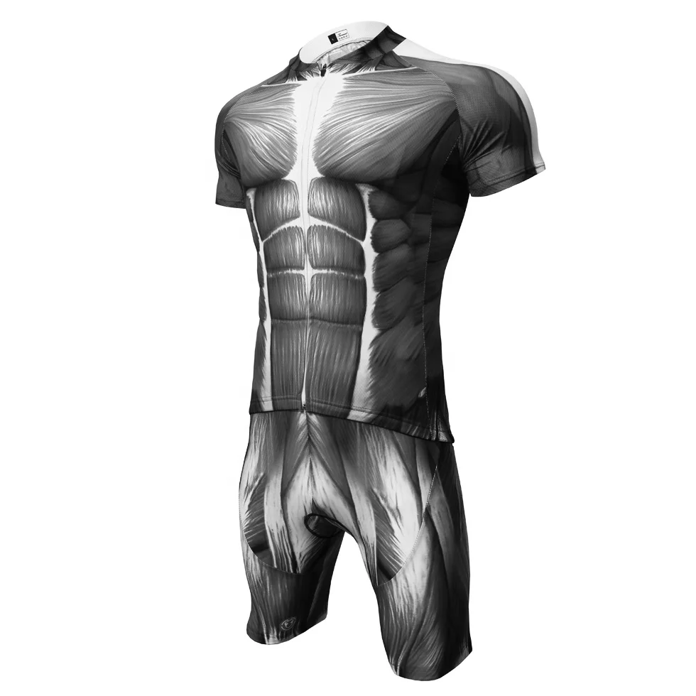 HOSTARON 2023 Unique Design 3D Digital Printing Muscle Men Pattern Black Color Cycling Jersey Sportswear
HOSTARON 2023 Unique Design 3D Digital Printing Muscle Men Pattern Black Color Cycling Jersey Sportswear