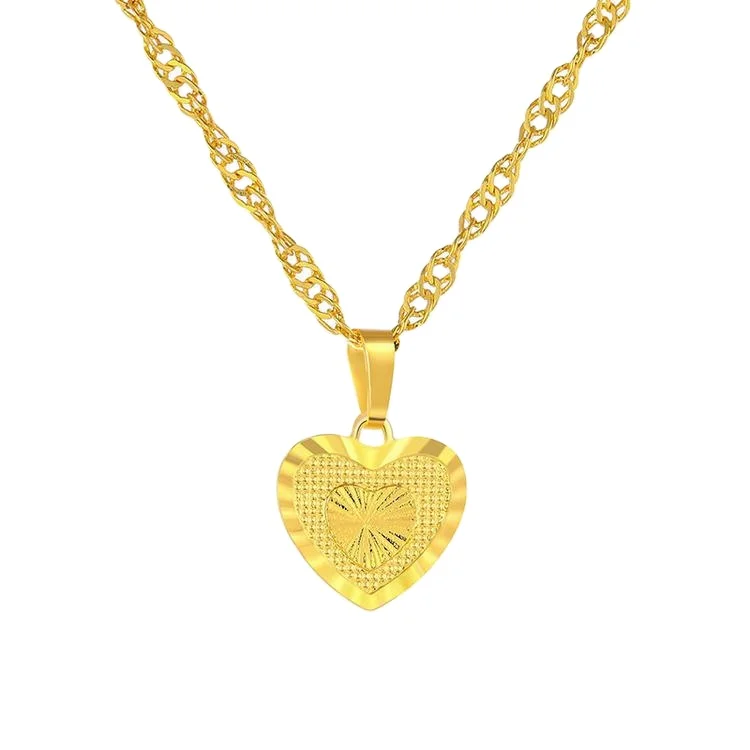 European And American Jewelry Korean Fashion Gold-Plated Peach Heart Necklace Romantic Wedding Pendant Necklace Women
European And American Jewelry Korean Fashion Gold-Plated Peach Heart Necklace Romantic Wedding Pendant Necklace Women