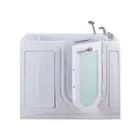Zink K113 Acrylic Cheap Plastic Portable Bathtub Old People Jaccuzi
