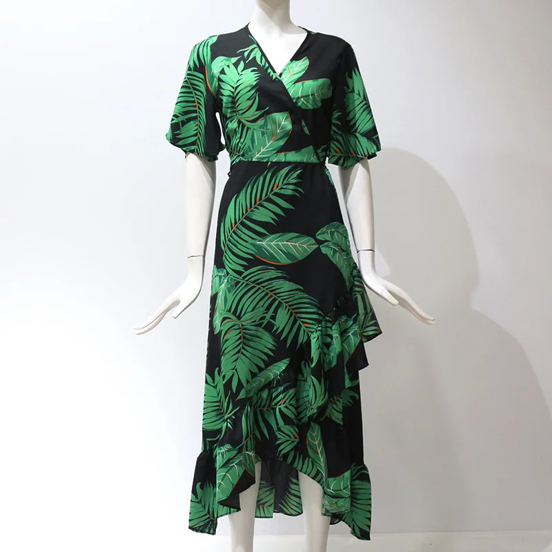 2020 New Arrival spring summer short sleeve v-neck print chiffon irregular casual women ladies casual dresses
2020 New Arrival spring summer short sleeve v-neck print chiffon irregular casual women ladies casual dresses