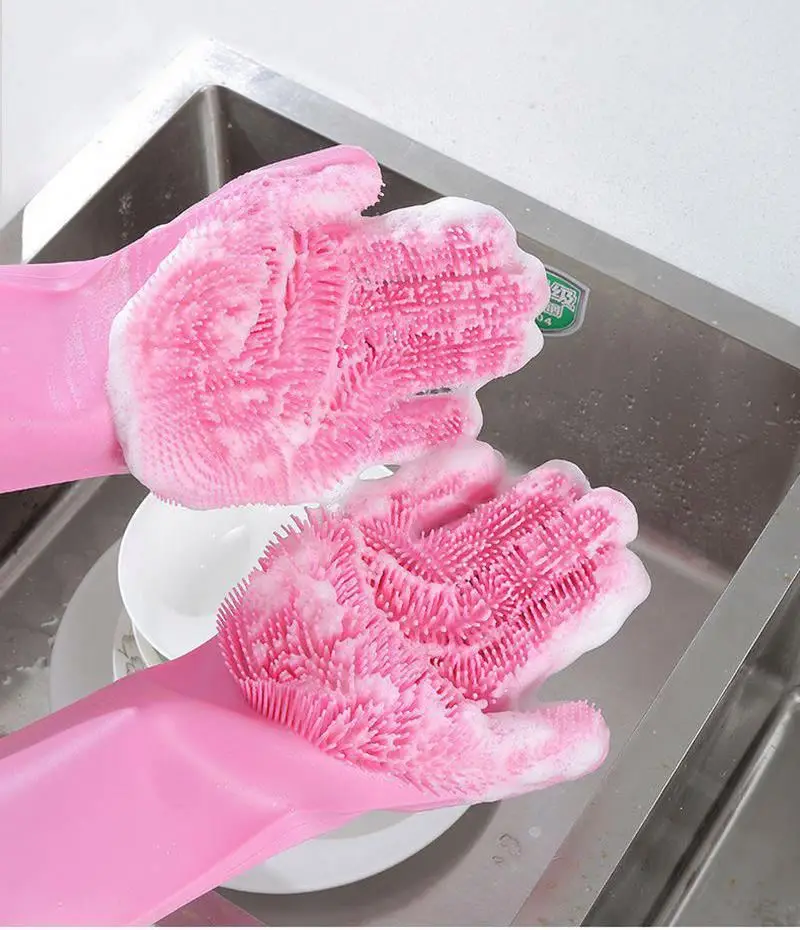 Household Heat Resistant Waterproof Multifunctional Silicone Dishwashing Gloves Cleaning Gloves
Household Heat Resistant Waterproof Multifunctional Silicone Dishwashing Gloves Cleaning Gloves