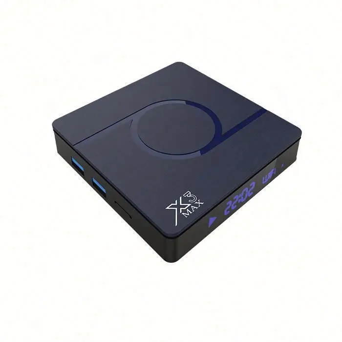 Amlogic S905X3 X3 MAX 4kx2K@75 max resolution android tv box Support Voice remote 4gb ddr4 tv box
Amlogic S905X3 X3 MAX 4kx2K@75 max resolution android tv box Support Voice remote 4gb ddr4 tv box