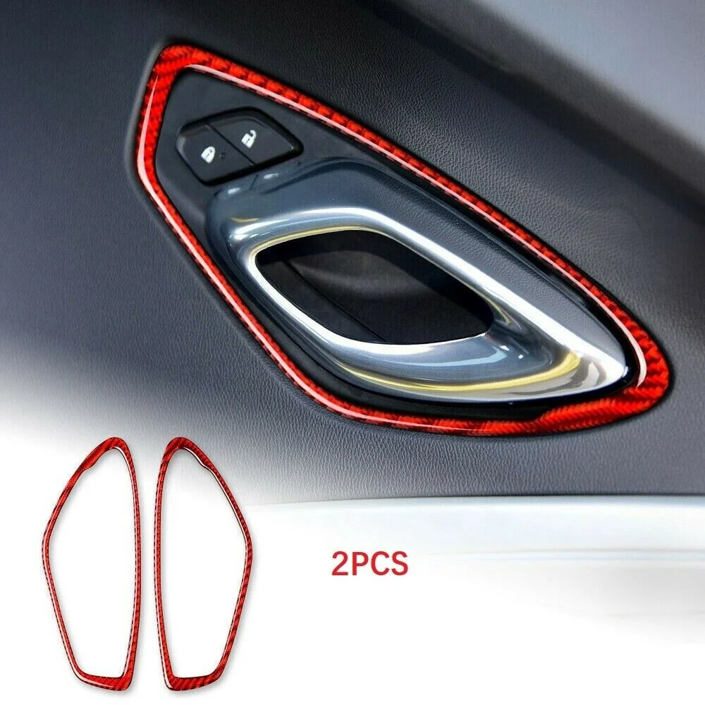 Car Door Handle Frame Trim Cover Carbon Fiber For Chevrolet Camaro 2017-2019, Carbon fiber glossy black
Car Door Handle Frame Trim Cover Carbon Fiber For Chevrolet Camaro 2017-2019, Carbon fiber glossy black
