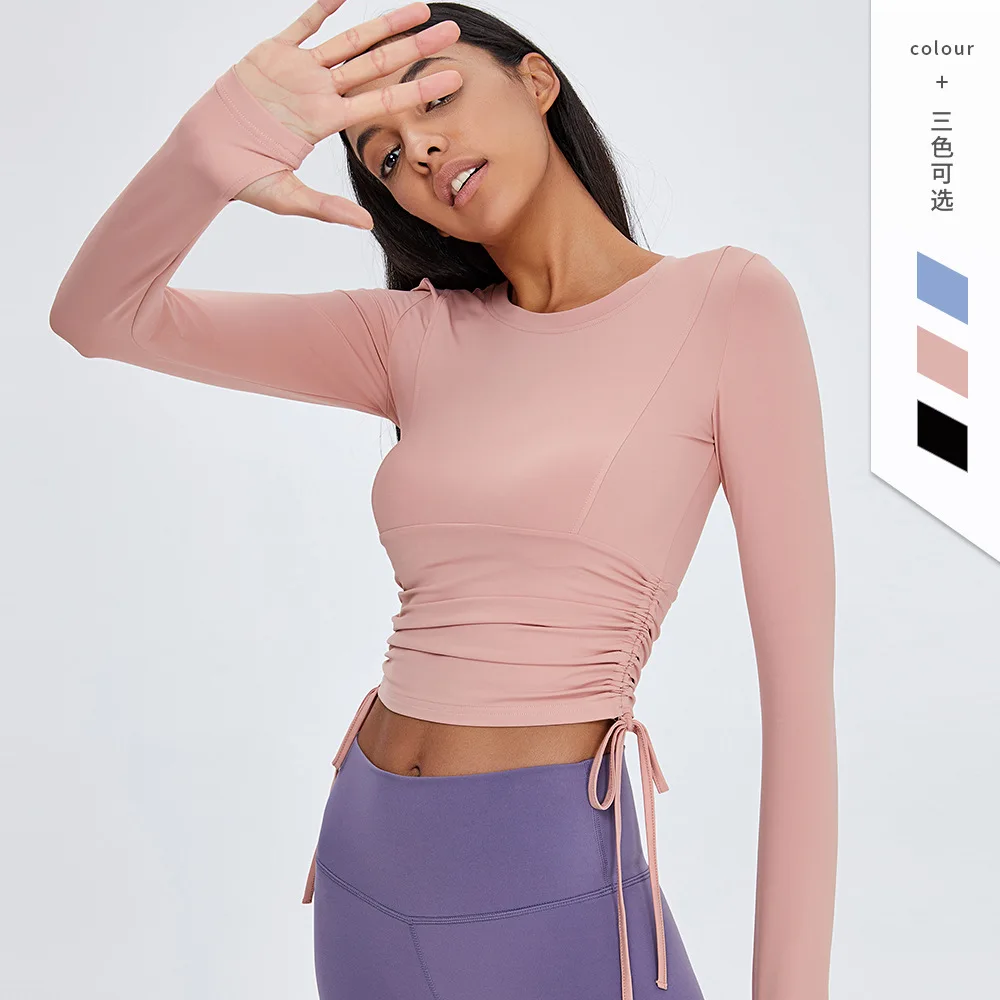 2021 Sport Top Women Push-up Yoga Pullover Fitness Sportwear Double Lace Up Gym Shirt Long Sleeve Workout Running Crop Top
2021 Sport Top Women Push-up Yoga Pullover Fitness Sportwear Double Lace Up Gym Shirt Long Sleeve Workout Running Crop Top