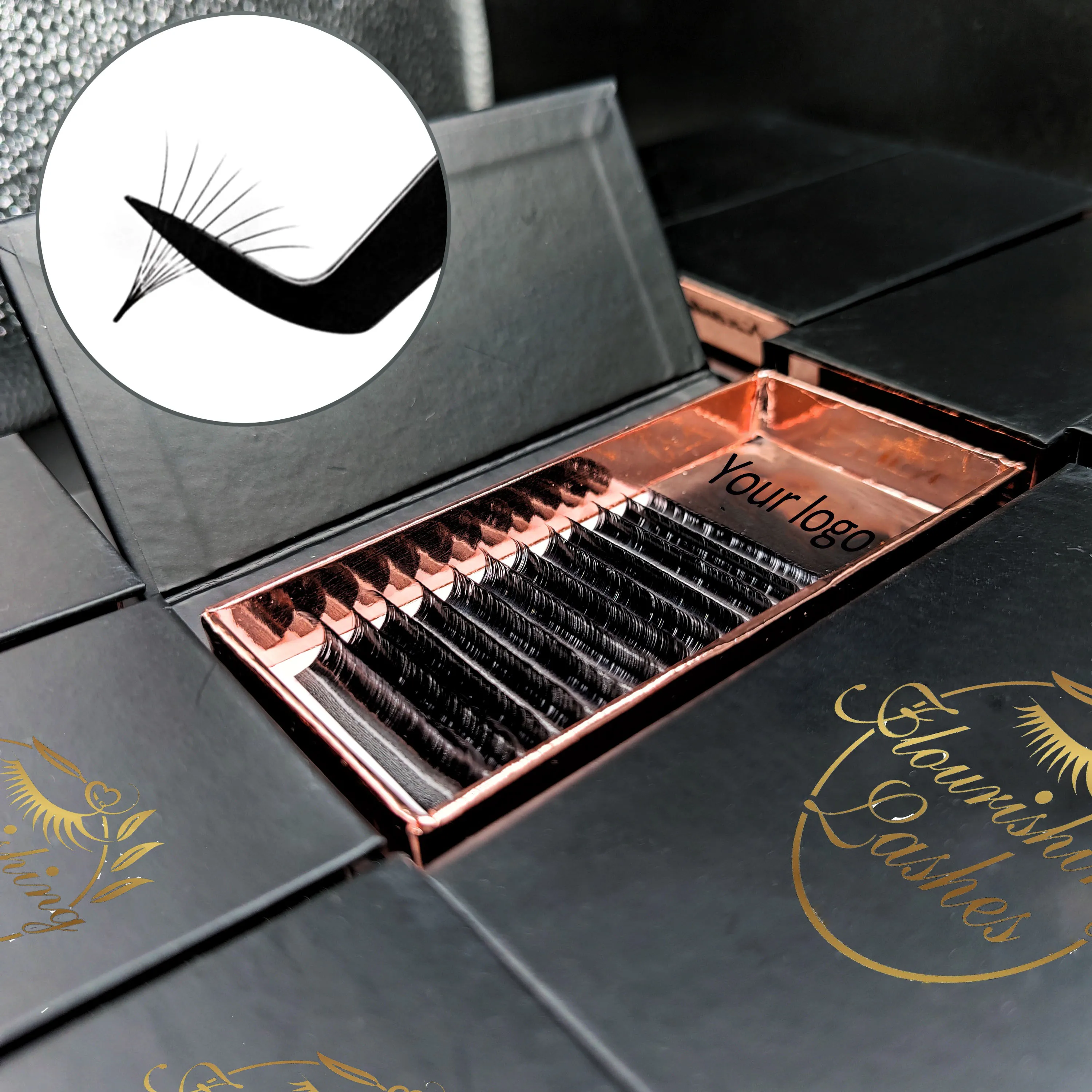 0.03 mm C curl 8-15 mm mixed lash extension wholesale your own brand eyelash extensions, Deep black
0.03 mm C curl 8-15 mm mixed lash extension wholesale your own brand eyelash extensions, Deep black