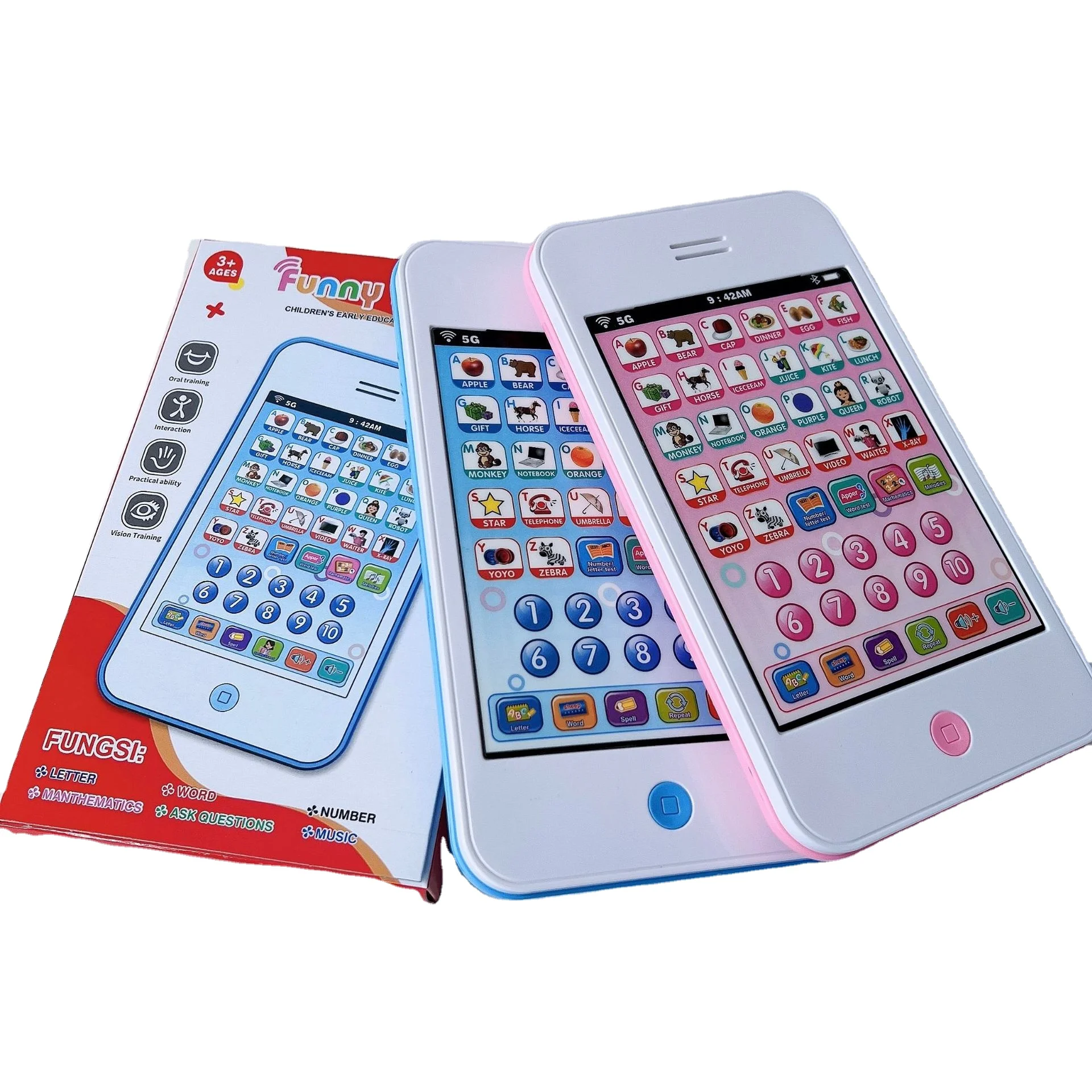 Kids learning Enlightenment Early Education Machineother educational toy Touch Screen Simulation Mobile Phone toys kids children
Kids learning Enlightenment Early Education Machineother educational toy Touch Screen Simulation Mobile Phone toys kids children