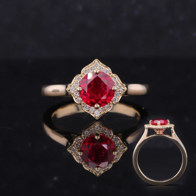 10 carat solid gold 6.5mm ruby stone huge moissanite engagement ring 1mm moissanite diamond band wedding rings
10 carat solid gold 6.5mm ruby stone huge moissanite engagement ring 1mm moissanite diamond band wedding rings