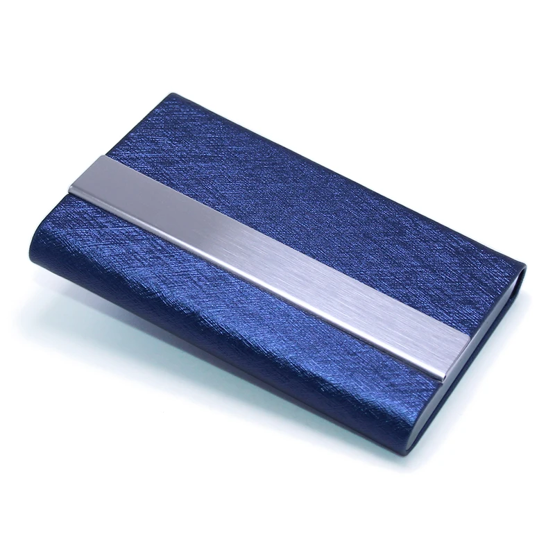 Business Name Credit Card Box Holder Women Men PU Metal Wallet Stainless Steel Brown Black Red Pink Blue Leather PU Card Holder
Business Name Credit Card Box Holder Women Men PU Metal Wallet Stainless Steel Brown Black Red Pink Blue Leather PU Card Holder
