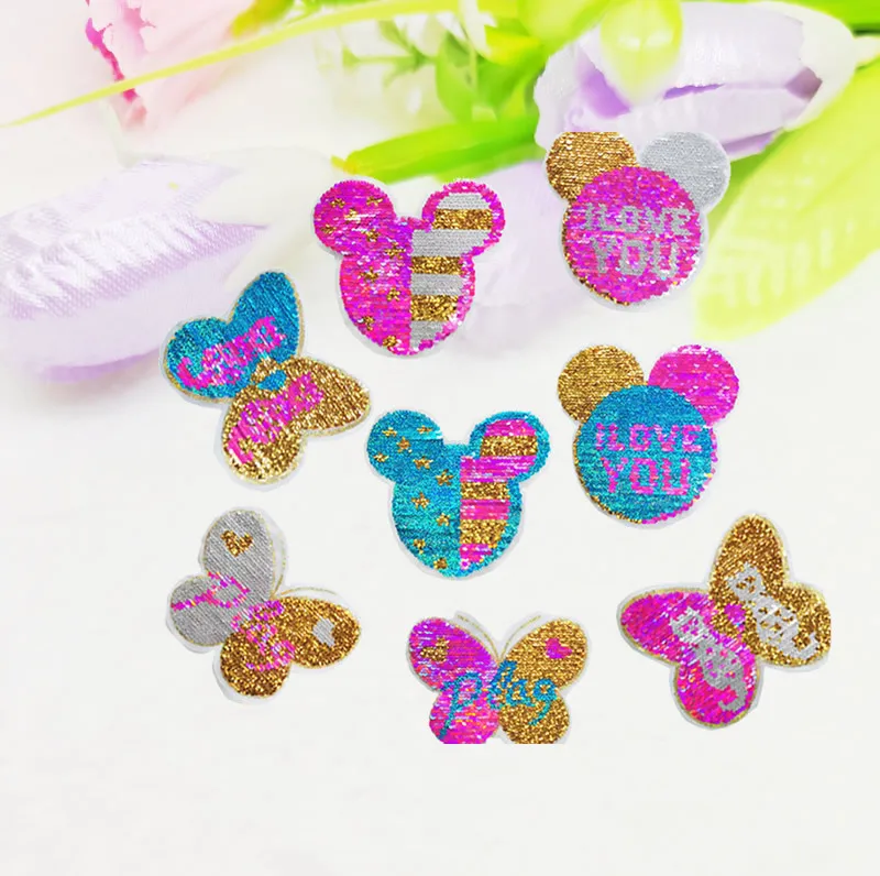 Fashion cloth patch embroidery clothing accessories Butterfly Bead Embroidery cartoon Sequin Embroidery Patch
Fashion cloth patch embroidery clothing accessories Butterfly Bead Embroidery cartoon Sequin Embroidery Patch