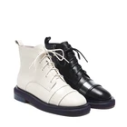 Cheap Price 2019 Genuine Leather Boots Shoes for Women and Girls with Flat Heel Women's Ankle Boots