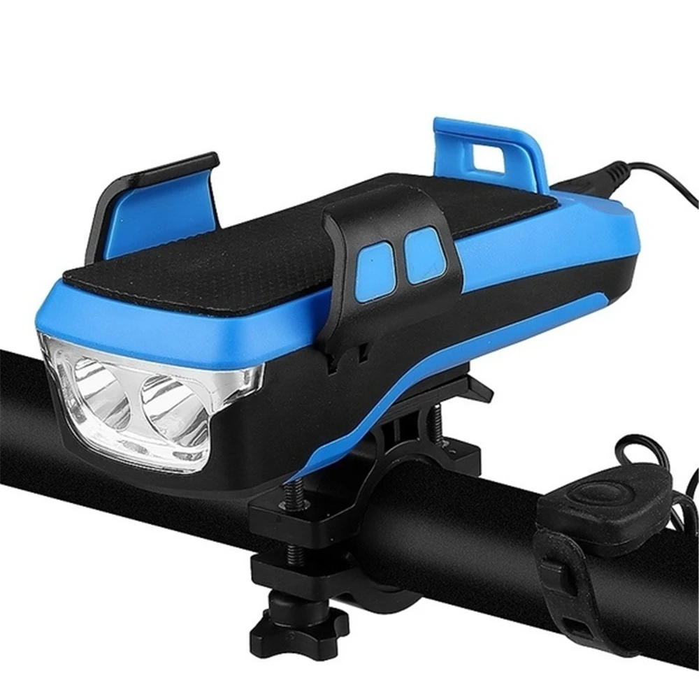 New 4 in 1 Waterproof Bike Light LED Flashlight Phone Holder Moutain Bicycle Mount Front Light with Cycling Horn Charging Stand
New 4 in 1 Waterproof Bike Light LED Flashlight Phone Holder Moutain Bicycle Mount Front Light with Cycling Horn Charging Stand
