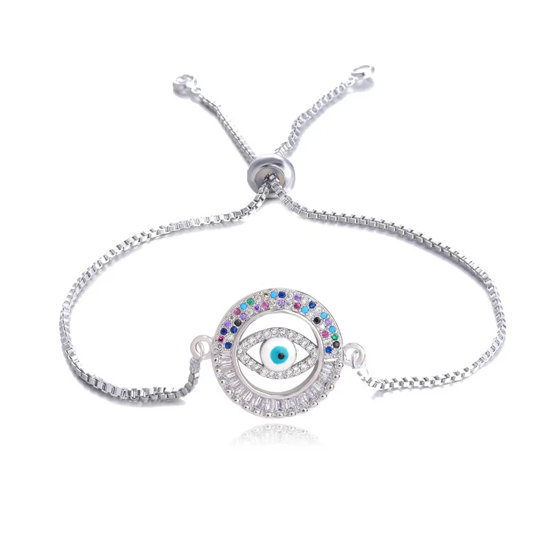 Ougeen bracelet jewelry easy wear fashion blessing gift adjustable pull chain evileye bracelet, As same as picture
Ougeen bracelet jewelry easy wear fashion blessing gift adjustable pull chain evileye bracelet, As same as picture