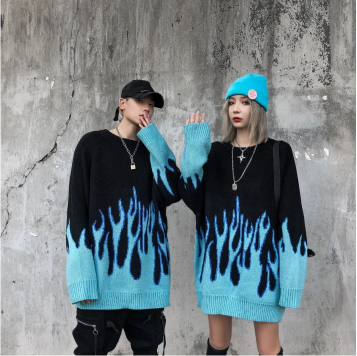 Autumn and winter thick embroidered hip-hop hiphop long-sleeved couple sweater oversized ethnic trend ins knitted top men
Autumn and winter thick embroidered hip-hop hiphop long-sleeved couple sweater oversized ethnic trend ins knitted top men