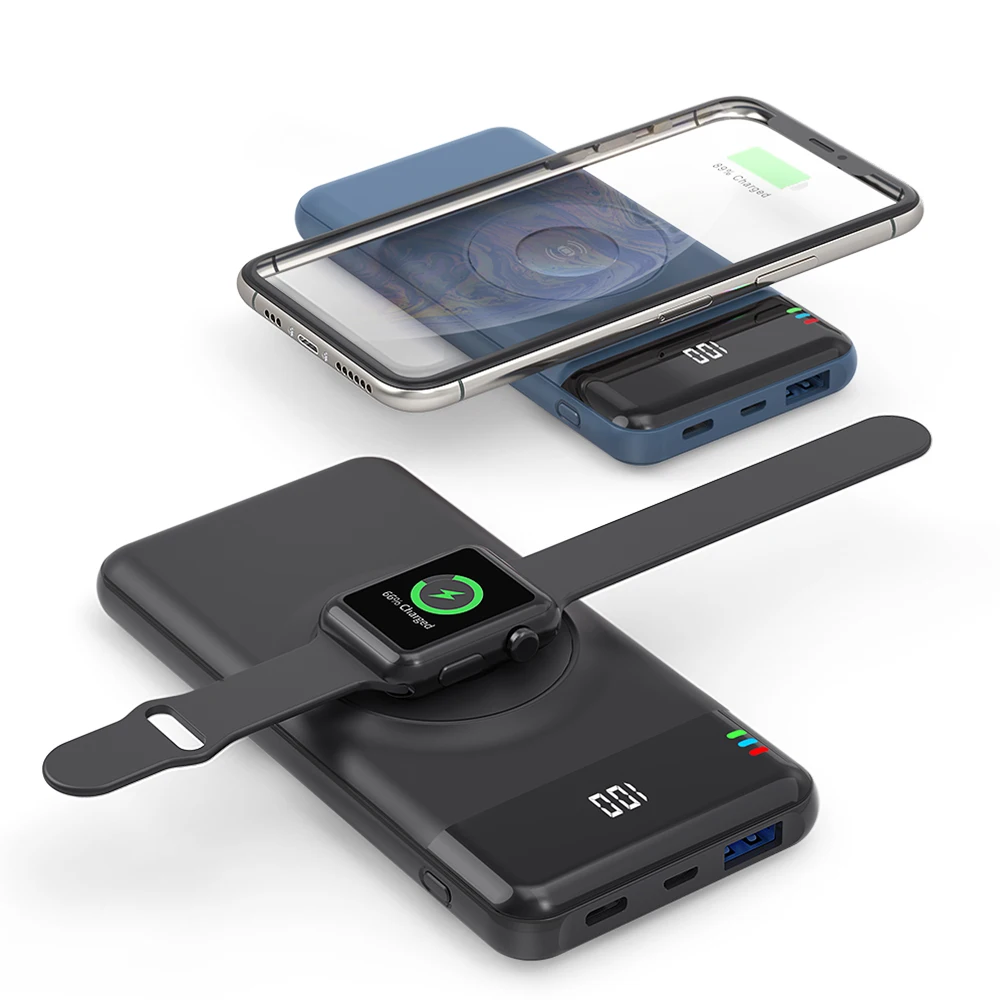 New Trend Product 15W Wireless Charging Power Bank 10000mAh Multifunction Charger for Apple Watch for iPhone 12 Apple Watch
New Trend Product 15W Wireless Charging Power Bank 10000mAh Multifunction Charger for Apple Watch for iPhone 12 Apple Watch