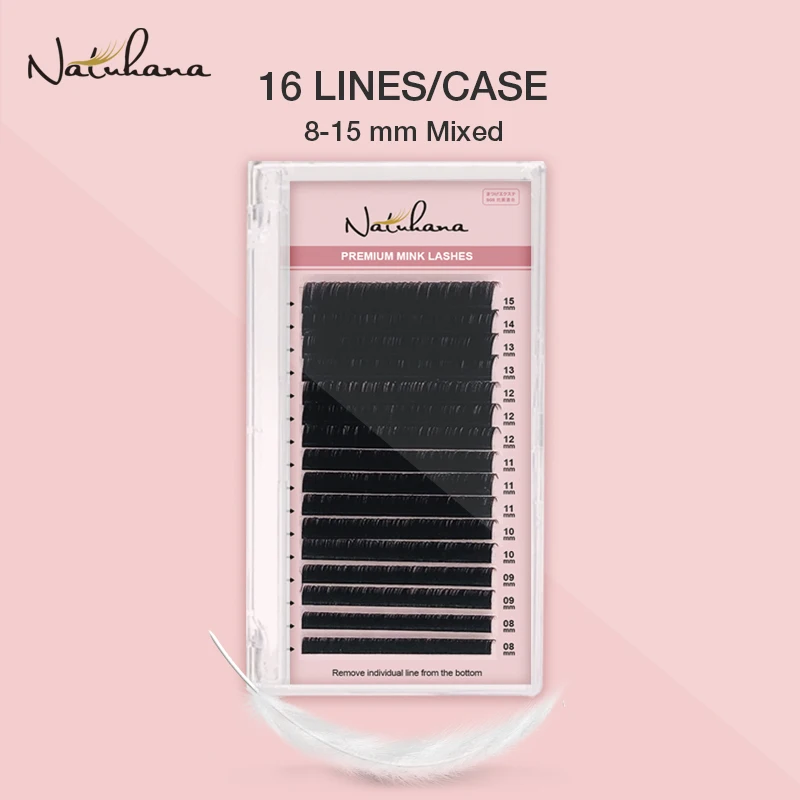 NATUHANA Wholesale Lowest Price Lash Extension Tray Individual Eyelash Extension Premium Bulk Korean Mixed Eyelash Extension, Matte black
NATUHANA Wholesale Lowest Price Lash Extension Tray Individual Eyelash Extension Premium Bulk Korean Mixed Eyelash Extension, Matte black