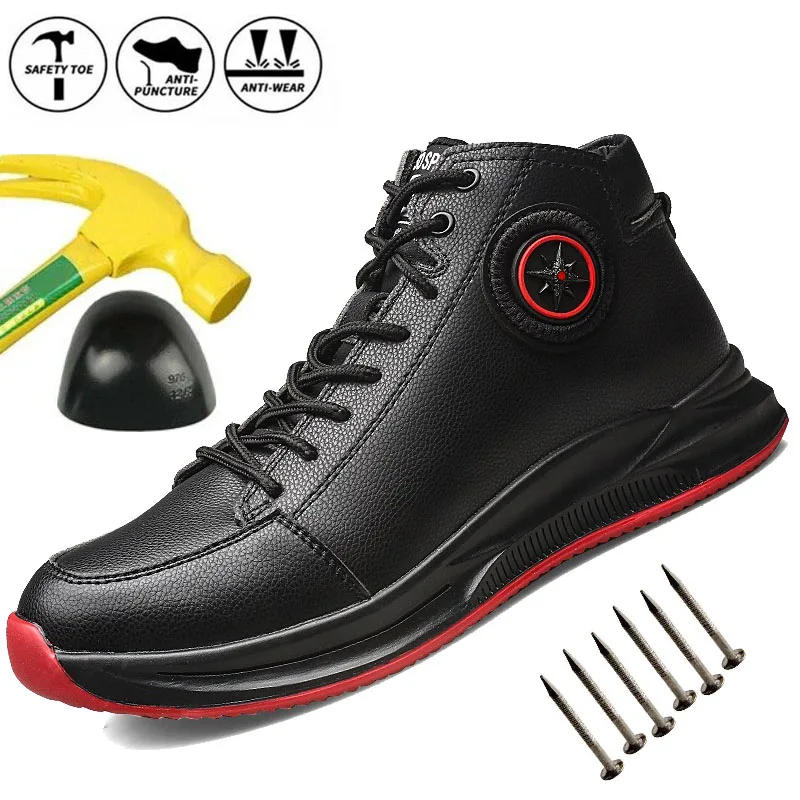 2020 Shoes Leather Boots Safety Shoes Men For Women Boots Work Shoes Steel Toe Work Safety Boots, Black
2020 Shoes Leather Boots Safety Shoes Men For Women Boots Work Shoes Steel Toe Work Safety Boots, Black