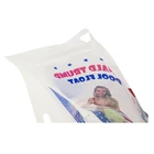 customized laminated packaging printing flat pouch with euro slot for electronics