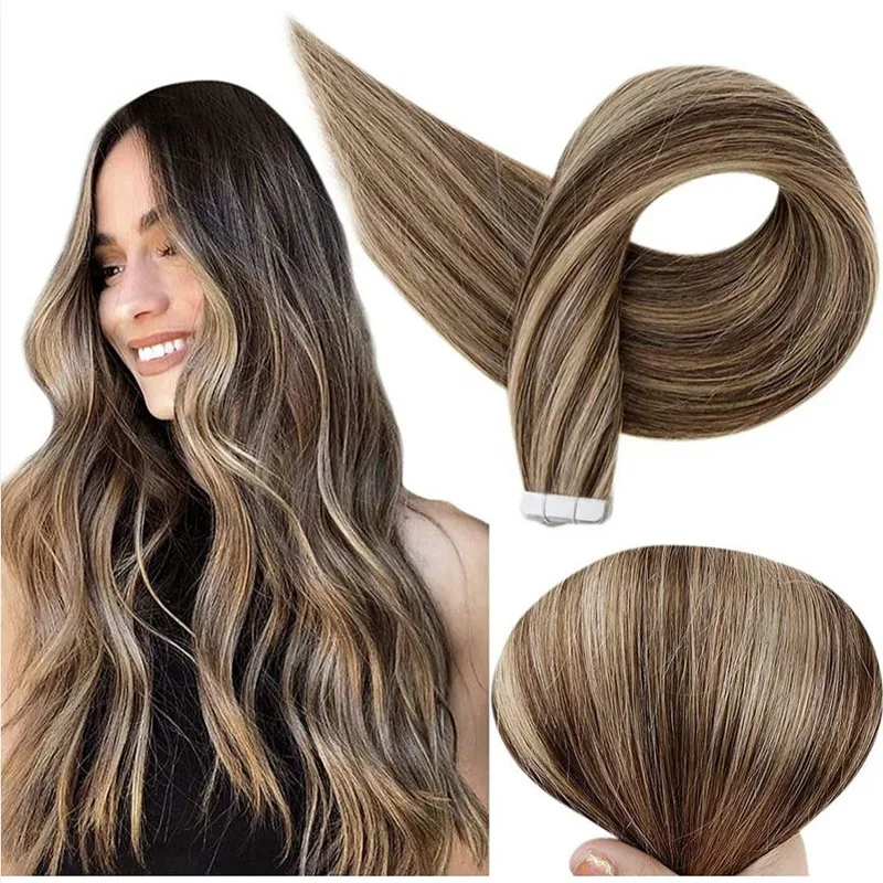 Wholesale Double Drawn European Premium Seamless Hair Extensions 100% Human Real Hair De Cabello Humano Tape In Hair
Wholesale Double Drawn European Premium Seamless Hair Extensions 100% Human Real Hair De Cabello Humano Tape In Hair