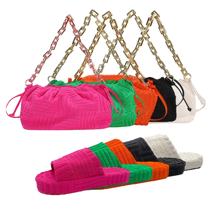 Designer Handbags Famous Brands Fur Slide Shoes And Purse Set Ladies Handbag Towel Cross Body Shoulder Purse And Shoes Set, White, green, black, rose, orange
Designer Handbags Famous Brands Fur Slide Shoes And Purse Set Ladies Handbag Towel Cross Body Shoulder Purse And Shoes Set, White, green, black, rose, orange