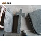 Polish Finished Cheap Snow Black Poland Tombstone