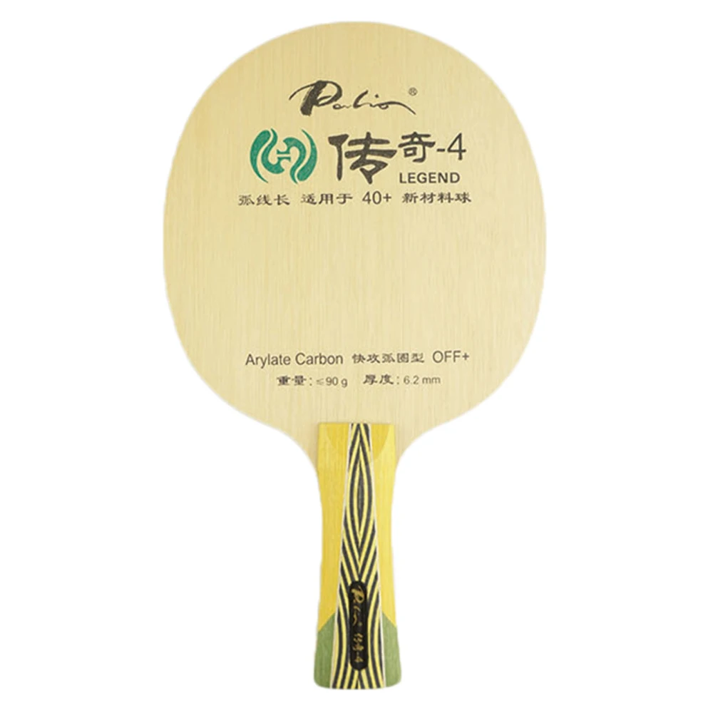Palio Legend 4 classic 5 wood 2 ALC carbon racket without rubber recreational sports family sports table tennis blade, Original
Palio Legend 4 classic 5 wood 2 ALC carbon racket without rubber recreational sports family sports table tennis blade, Original