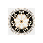 High polished brown medallion marble water jet medallion floor marble tiles