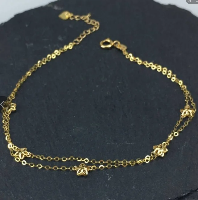 Luxury Fashion AU750 Solid Pure 18K Gold Chain Bracelet Jewelry Women Ladies Female Bridal Engagement Wedding Bracelets
Luxury Fashion AU750 Solid Pure 18K Gold Chain Bracelet Jewelry Women Ladies Female Bridal Engagement Wedding Bracelets