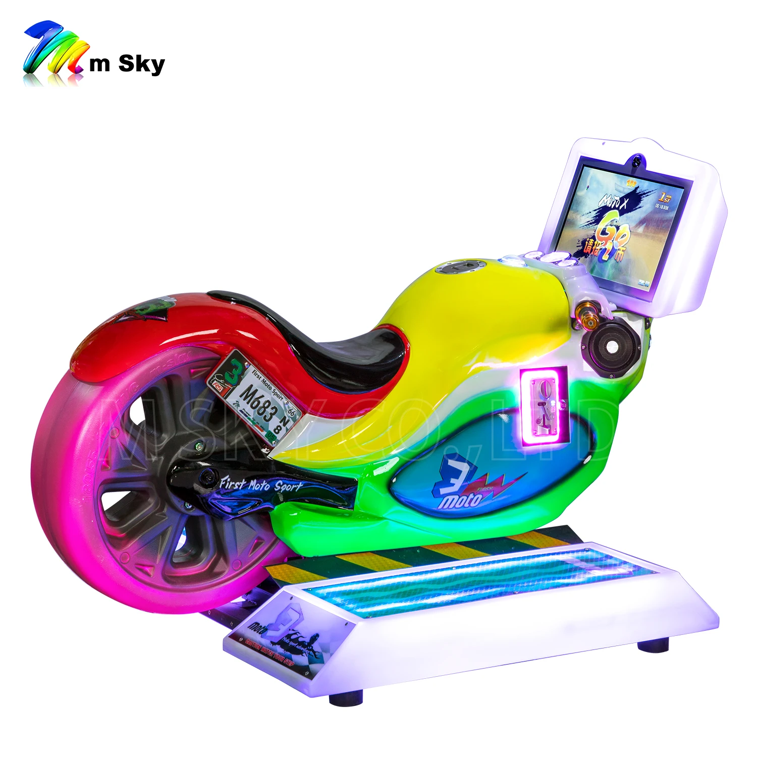 KA-300 MOTO 3 super moto motorcycle racing Original factory centre commercial kiddie ride video game
KA-300 MOTO 3 super moto motorcycle racing Original factory centre commercial kiddie ride video game