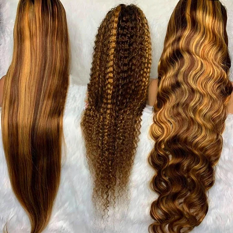 Cuticle Aligned Hair Customized Texture Long 40 Inches Honey Brown Highlight Color HD Lace Front Human Hair Wigs
Cuticle Aligned Hair Customized Texture Long 40 Inches Honey Brown Highlight Color HD Lace Front Human Hair Wigs