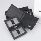 Wallet Fashionable Gift Set Wallet Men Genuine Leather Men Wallet Keychain Gift Box