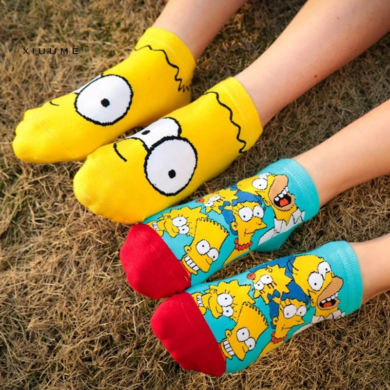 Hotsale high quality 100%Combed cotton cartoon women girl ankle character simpsons socks
Hotsale high quality 100%Combed cotton cartoon women girl ankle character simpsons socks