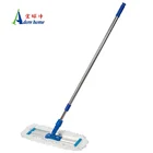 household microfiber flat mop with aluminum frame and stainless steel handle