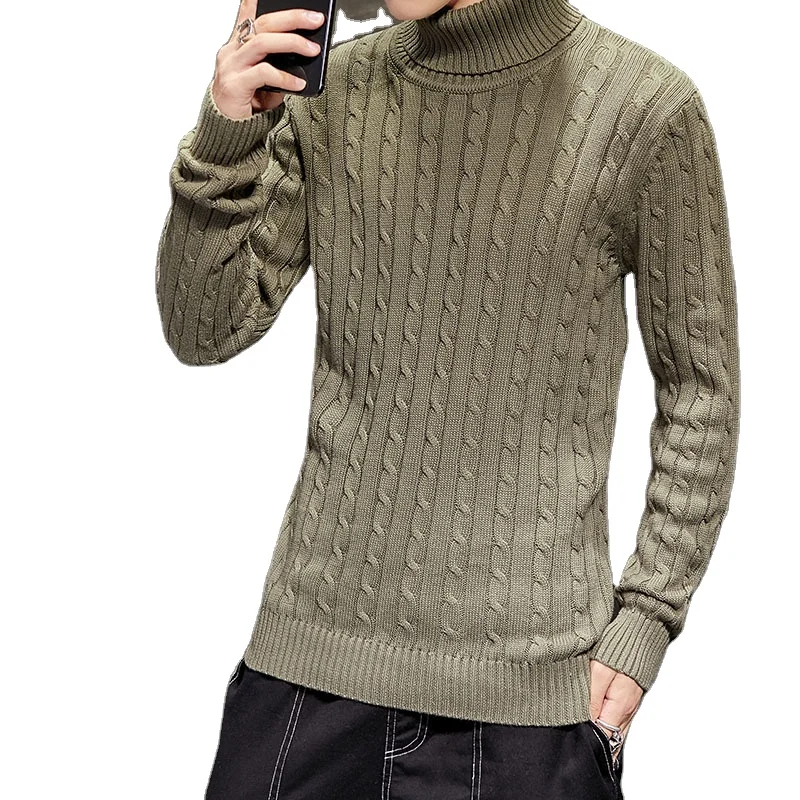Autumn And Winter New High-neck Sweater Men's Sweater Base Slimming Warm Sweater
Autumn And Winter New High-neck Sweater Men's Sweater Base Slimming Warm Sweater