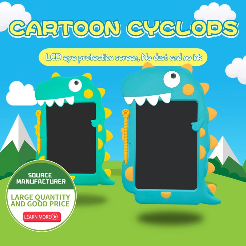 Cyclops Cartoon LCD Writing Board Smart Drawing Handwriting One-click Efficient Removal Pad For Kids
Cyclops Cartoon LCD Writing Board Smart Drawing Handwriting One-click Efficient Removal Pad For Kids