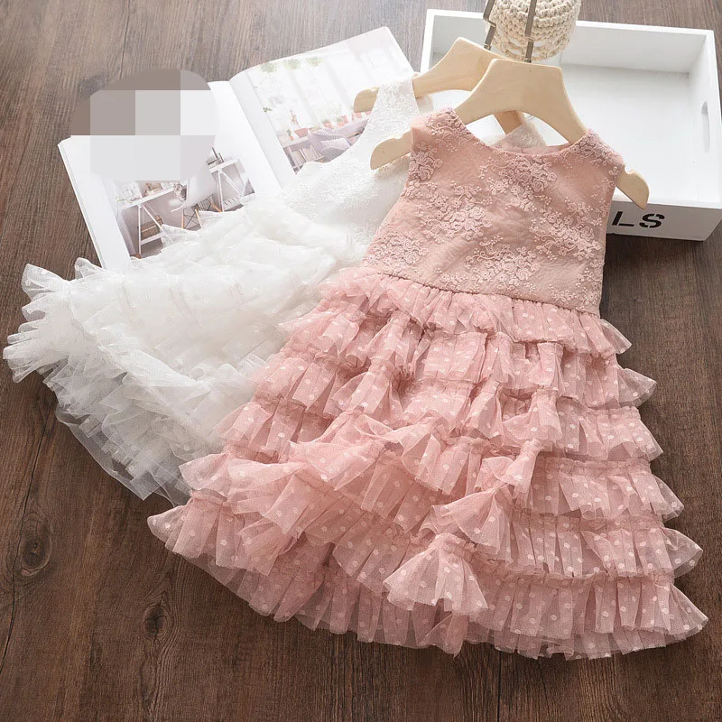 CFD001 Fashion summer kids' sleeveless mesh birthday party wear cake dresses girls pleated lace princess layered dresses
CFD001 Fashion summer kids' sleeveless mesh birthday party wear cake dresses girls pleated lace princess layered dresses