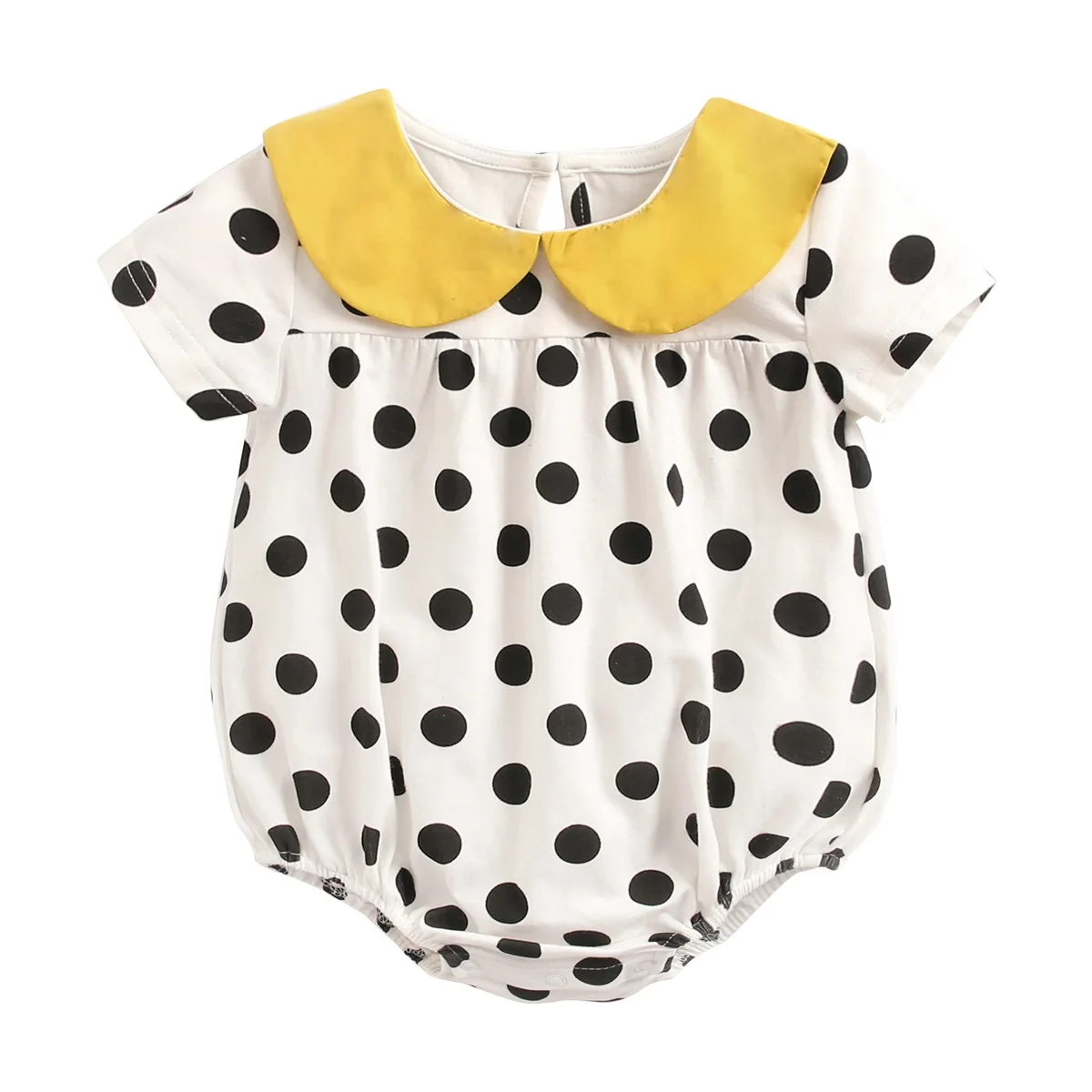 Hot selling baby neck triangle climbing suit polka dot pattern jumpsuit princess, 1 color
Hot selling baby neck triangle climbing suit polka dot pattern jumpsuit princess, 1 color
